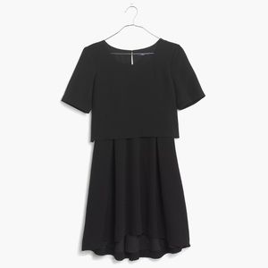 Madewell Black Folio Dress, Sz 6